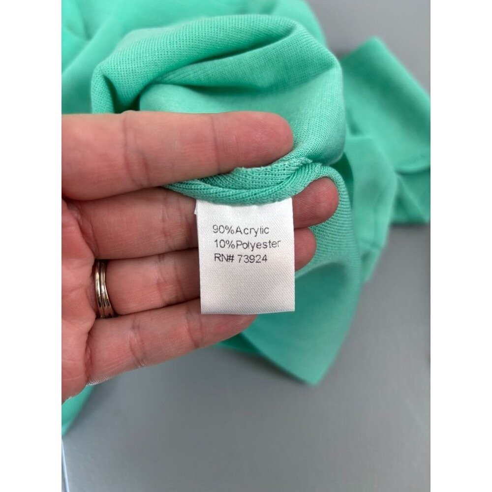 Ming Wang‎ women's size large seafoam green scoop neck knit tank top casual - Picture 7 of 7